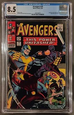 Buy Avengers #29 Cgc 8.5 Ow-w - Marvel Comics 1966 - Swordsman Black Widow Power Man • 123.13£