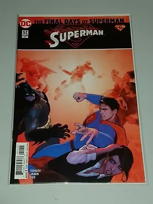 Buy Superman #52 2nd Print Variant Nm 9.4 Or Better Final Days Dc Comics August 2016 • 3.99£