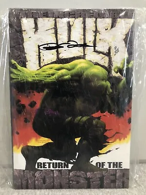 Buy Incredible Hulk Vol 1 Return Of The Monster HC Signed Bruce Jones 71/299 COA • 75£