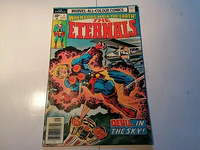 Buy THE ETERNALS #3   1ST APPEARANCE OF SERSI  1976 MARVEL Key ISSUE Christmas Gift  • 19.99£