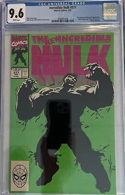 Buy Incredible Hulk 377 CGC 9.6 WP 1st Print & 1st Professor Hulk Avengers Endgame • 86.93£