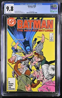 Buy Batman #409 ~ CGC 9.8 White Pages ~ Origin Jason Todd Ross Andru KEY ~ DC (1987) • 79.55£