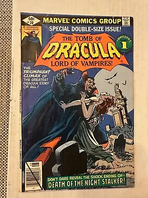 Buy The Tomb Of Dracula #70 Comic Book  Last Issue, Death Of Dracula • 4.23£