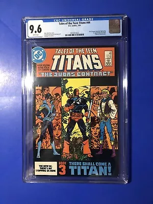 Buy Tales Of The Teen Titans #44 CGC 9.6 1st Appearance Nightwing Origin Deathstroke • 322.21£
