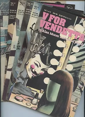 Buy V For Vendetta #1-5 & 7 1988/89 (NM)(6 Book Set) • 19.92£