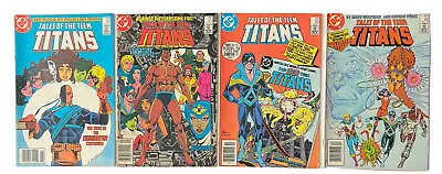 Buy Lot Of 4 Copper DC Comics - Tales Of The Teen Titans # 54, 57, 59, 60 VG • 5.54£