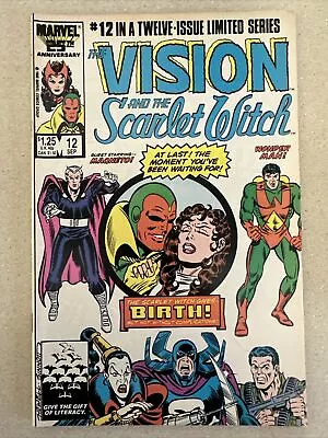 Buy Vision And Scarlet Witch #12 Marvel Comics 1986 Birth Of Twins • 10.79£