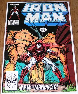 Buy Iron Man #227  Man To Mandroid  Marvel, Feb.1988 • 1.59£