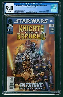 Buy Knights Of The Old Republic #0 CGC 9.8 White! 1st Appearance Squint! Darth Malak • 78.05£