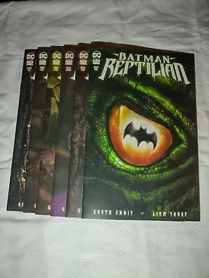 Buy Batman Reptilian 1-6 Comic LOT Complete Series Set Garth Ennis DC Black Label • 26.28£