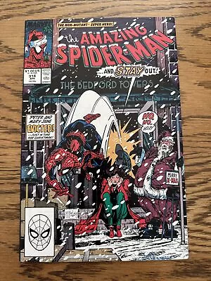 Buy Amazing Spider-Man #314 (Marvel 1989) Todd McFarlane! Iconic Christmas Cover! VF • 7.50£