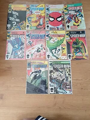 Buy Web Of Spider-Man #18-26 & #31 Vintage Comics Bundle Black Suit Venom • 25£