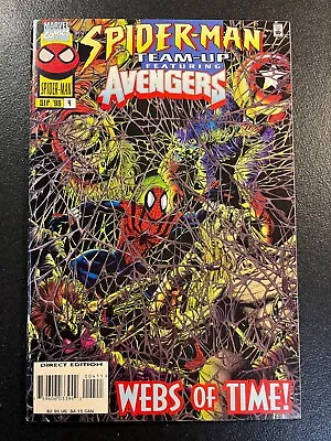 Buy SPIDER-MAN Team Up 4 Avengers GEORGE PEREZ Cover V 1 Gwen Stacy Black Widow Thor • 8.76£