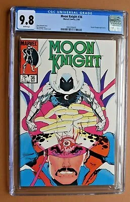 Buy 1984 Marvel Comics Moon Knight #36 Doctor Strange Appearance CGC 9.8 NM Mint • 119.92£