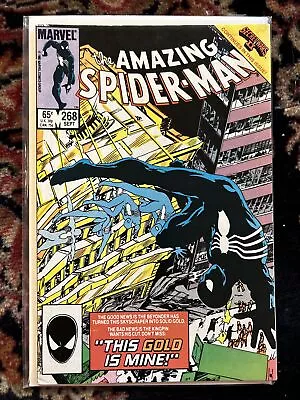 Buy Amazing Spider-Man 268 (1985) VF Marvel Comics Secret Wars! Black Suit! • 6.40£