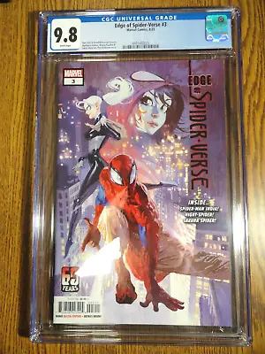 Buy Edge Of Spider-Verse V 2 #3 Key CGC 9.8 NM/M India Night Sakura 1st Print Marvel • 63.75£