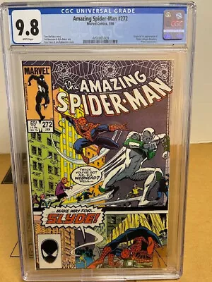 Buy Amazing Spider-Man #272 CGC 9.8! WP, 1st App Slyde, Defalco & Franz (1986) • 71.49£
