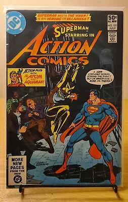Buy Action Comics #521 - 1st Appearance Of Vixen - 1981 - DC Comics - VFN- • 33.90£