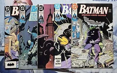 Buy Batman #450,451,452,453,455. (Missing 454) DC Comics 1990. FN/FN+  (5 Comic Lot) • 21.58£