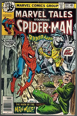 Buy Marvel Tales 101 Vs The Man-Wolf!  (rep Amazing Spider-Man 124)  1979 Good • 3.12£