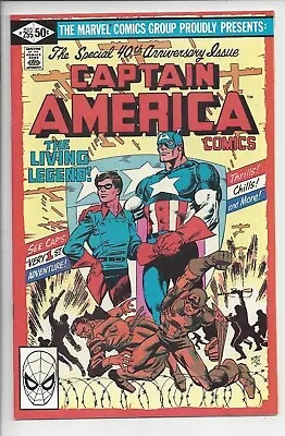 Buy Captain America #255 NM- (9.0) 1981 - Gorgeous John Byrne 40th Anniversary Issue • 11.99£