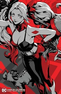 Buy Harley Quinn Black White Redder #1 Artgerm Cover B DC Comics 2022 1st Print NM • 3.43£