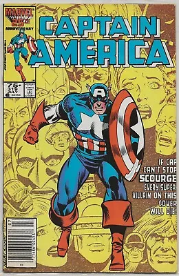 Buy Captain America #319 1986 Marvel Comics: Origin Of Diamondback; Newsstand • 8.03£