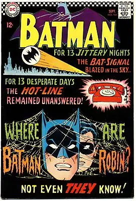 Buy BATMAN #184 G/VG, DC Comics 1966 Stock Image • 13.44£