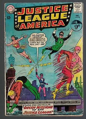 Buy Dc Comics Justice League Of America 24 VG 4.0 Flash Superman Wonder Woman 1962 • 34.99£