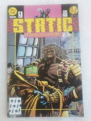 Buy Static #4,1993 DC/Milestone Comics.Hot Comic!(Movie Imminent)Fine Condition  • 1.10£