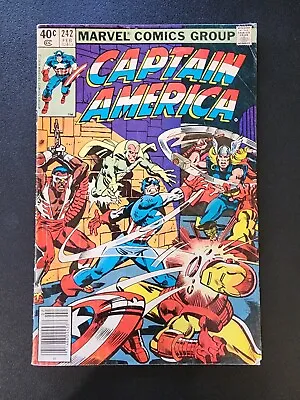 Buy Marvel Comics Captain America #242 February 1980 Al Milgrom Cover • 3.17£