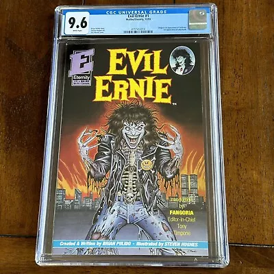 Buy Evil Ernie #1 (1991) - 1st Evil Ernie And Lady Death! - CGC 9.6 - White Pages! • 565.28£
