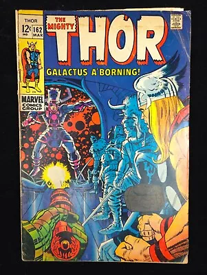 Buy Thor #162 1969 Marvel Comics Comic Book G (2.5) • 15.24£