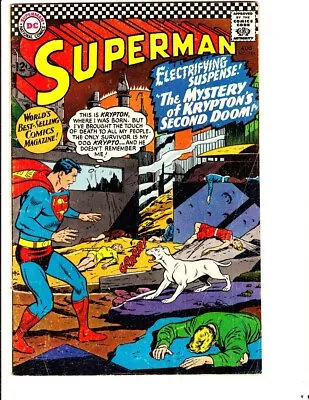 Buy Superman 189 (1966): FREE To Combine- In Good/Very Good Condition • 9.64£