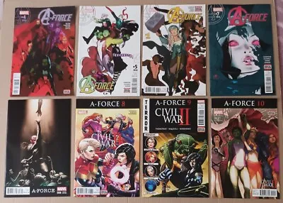 Buy A-Force Issues 4, 5, 6, 7, 8, 8 (variant), 9, 10, She-Hulk, Captain Marvel,  • 14.99£