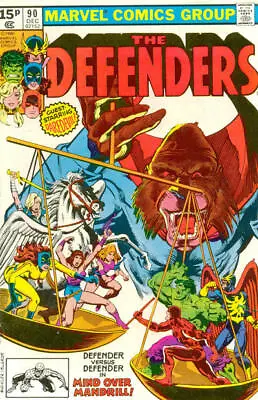 Buy Defenders (1972) #  90 UK Price (6.0-FN) Daredevil, Mandrill 1980 • 4.50£