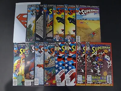 Buy Assorted Superman Comics: Action 685-686, Adventures 498-500 + More! Lot Of (15) • 16.55£