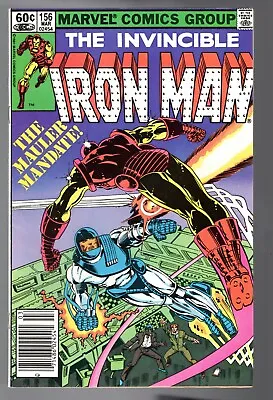 Buy The Invincible Iron Man #156 - Marvel 1982 - Bagged Boarded - Vf (8.0) • 7.70£