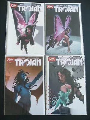 Buy Trojan #1 - 4 (AWA) Full Set 1st Print Near Mint • 18.49£