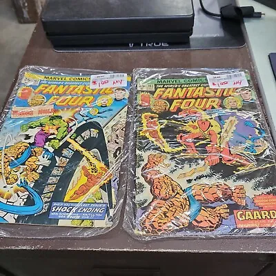 Buy Vintage 70's Comics Marvels Fantastic Four Issue 163, And 167 • 11.85£
