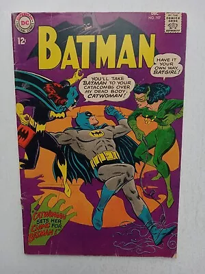 Buy DC Batman #197 Silver Age 1967 Comic Book Catwoman Batgirl • 30.97£
