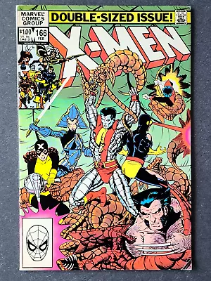 Buy THE UNCANNY X-MEN # 166 (Marvel Comics 1983) Double Sized • 4.75£
