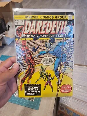 Buy Daredevil 118 Marvel Comics 1975 1st Appearance Blackwing Marvel Comics • 7.89£
