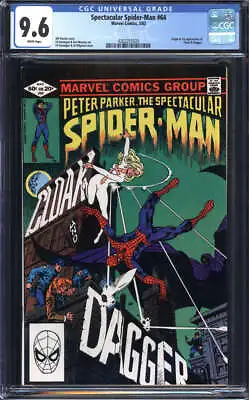 Buy Spectacular Spider-man #64 Cgc 9.6 White Pages // 1st Appearance Cloak & Dagger • 157.70£
