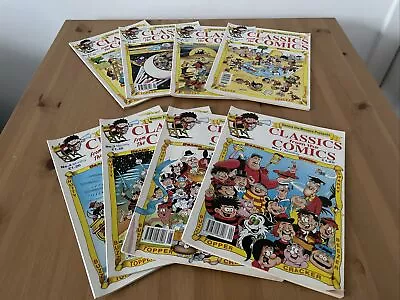 Buy 8 Issues Of Classics From The Comics (1-5, 8, 13, 24) Beano, Dandy, Topper 1996 • 20£