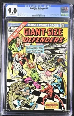Buy Giant-size Defenders #3 Cgc 9.0 1st Korvac Daredevil Grandmaster Jim Starlin • 118.73£