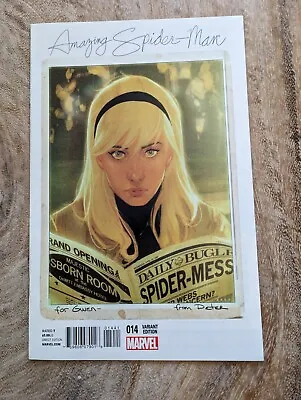 Buy Amazing Spider-Man #14 Noto Variant Marvel 2015 Spider-Verse Gwen • 11£