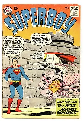 Buy Superboy 82 DC Comics 1960 1st Bizarro Krypyo + Brain + General! Robots! C836 • 12.86£