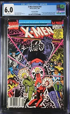 Buy Uncanny X-Men Annual #14 CGC 6.0 (1990) 1st (cameo) App Gambit Marvel Newsstand • 42.81£
