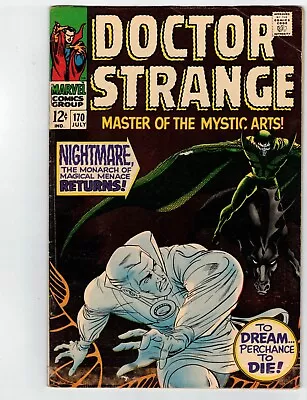 Buy DOCTOR STRANGE #170 (1968) 1ST COVER APPEARANCE OF NIGHTMARE Fine • 51.97£
